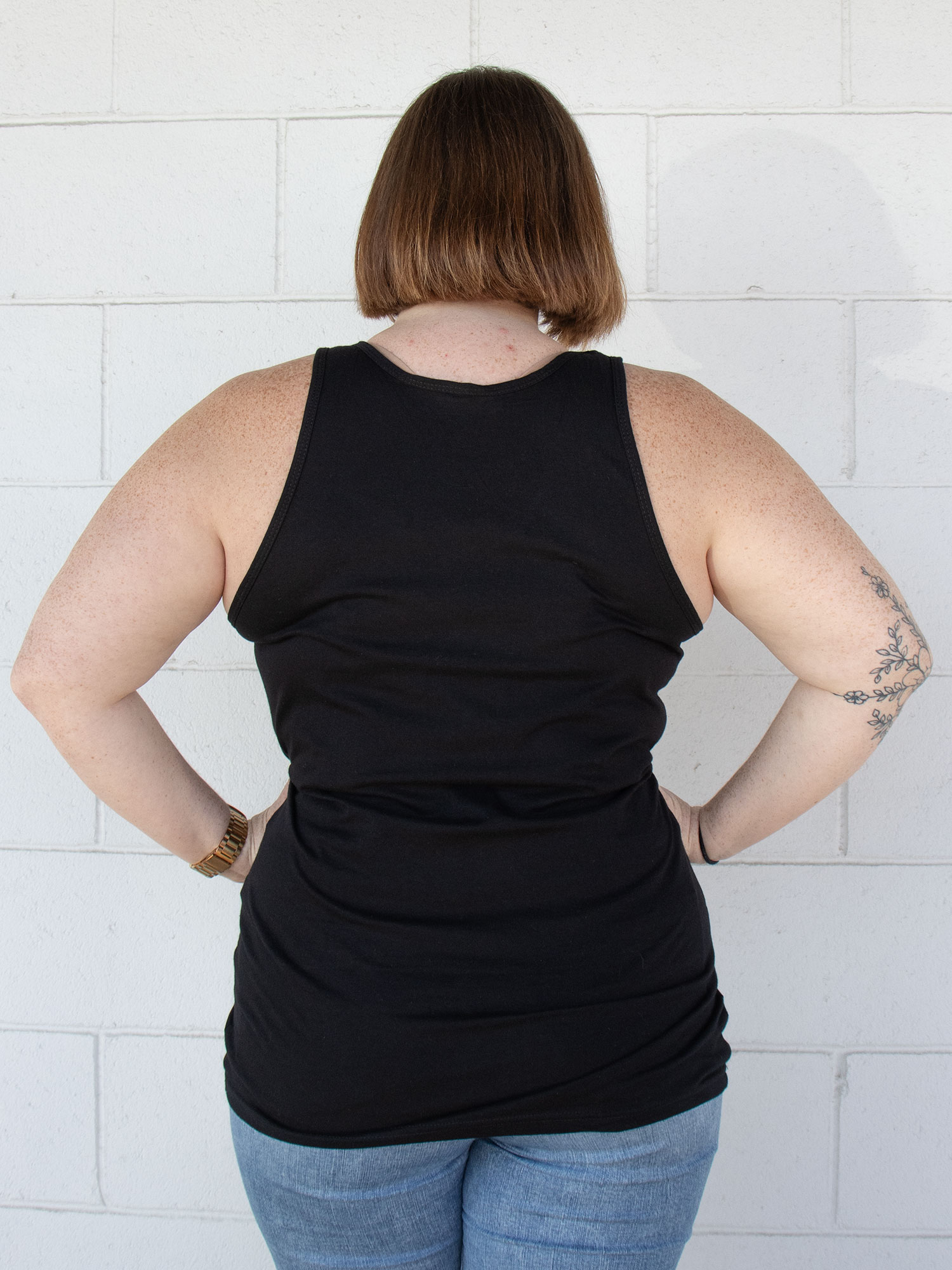 Tri-blend Racerback Tank Top - Back