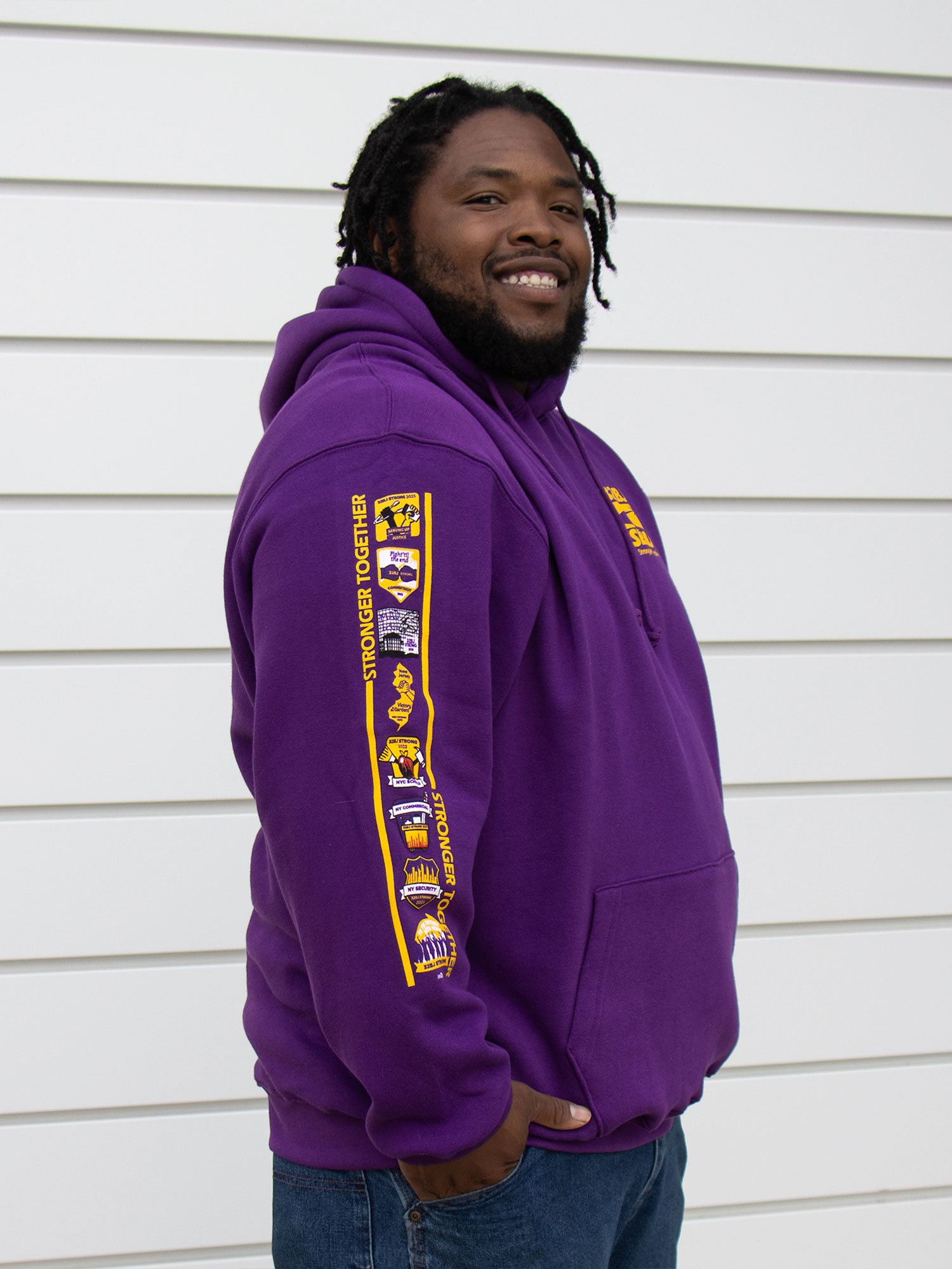 NEW Unisex Hooded Pullover Sweatshirt - 32BJ Online Store
